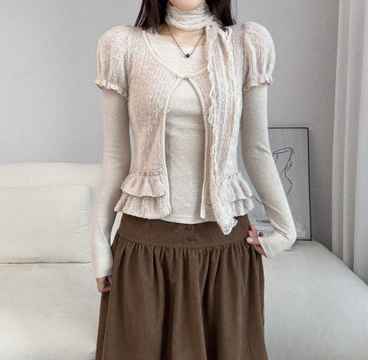 [Preorder 1st Drop Price] C405 Moonlace Boheme Ruffle Set