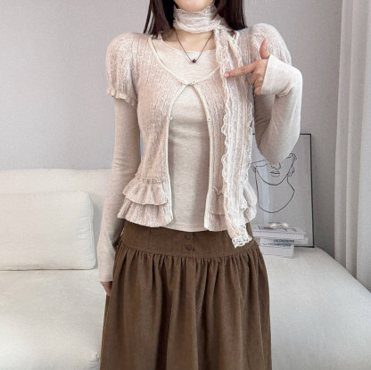 [Preorder 1st Drop Price] C405 Moonlace Boheme Ruffle Set