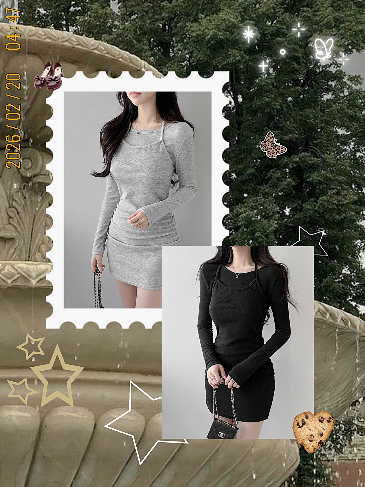 [Preorder 1st Drop Price] C409 Nocturne Bodycon Dress