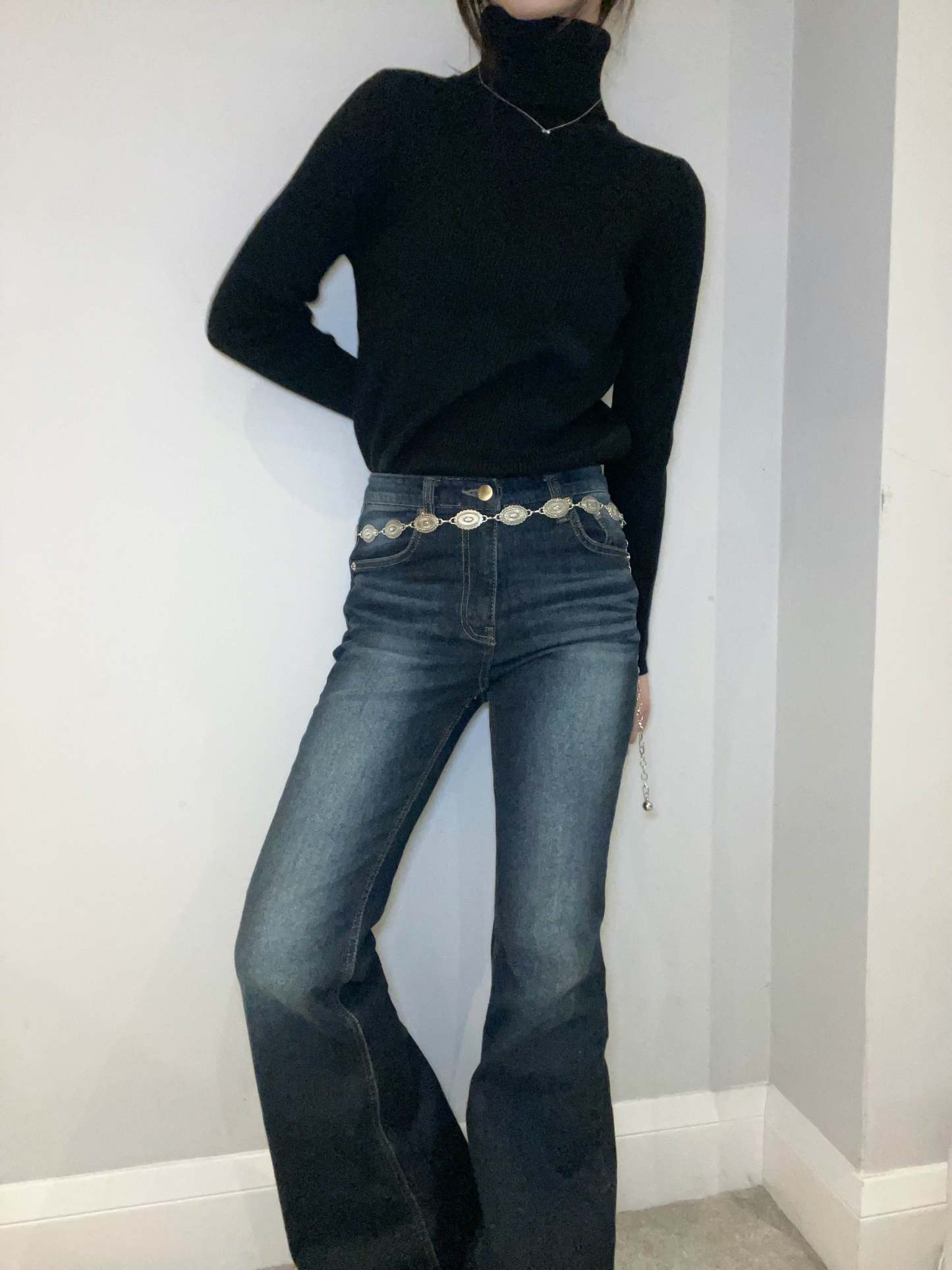 C4101 Basic Turtleneck Top