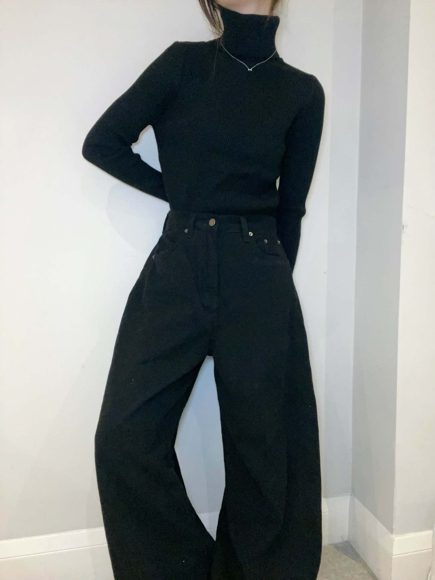 C4101 Basic Turtleneck Top