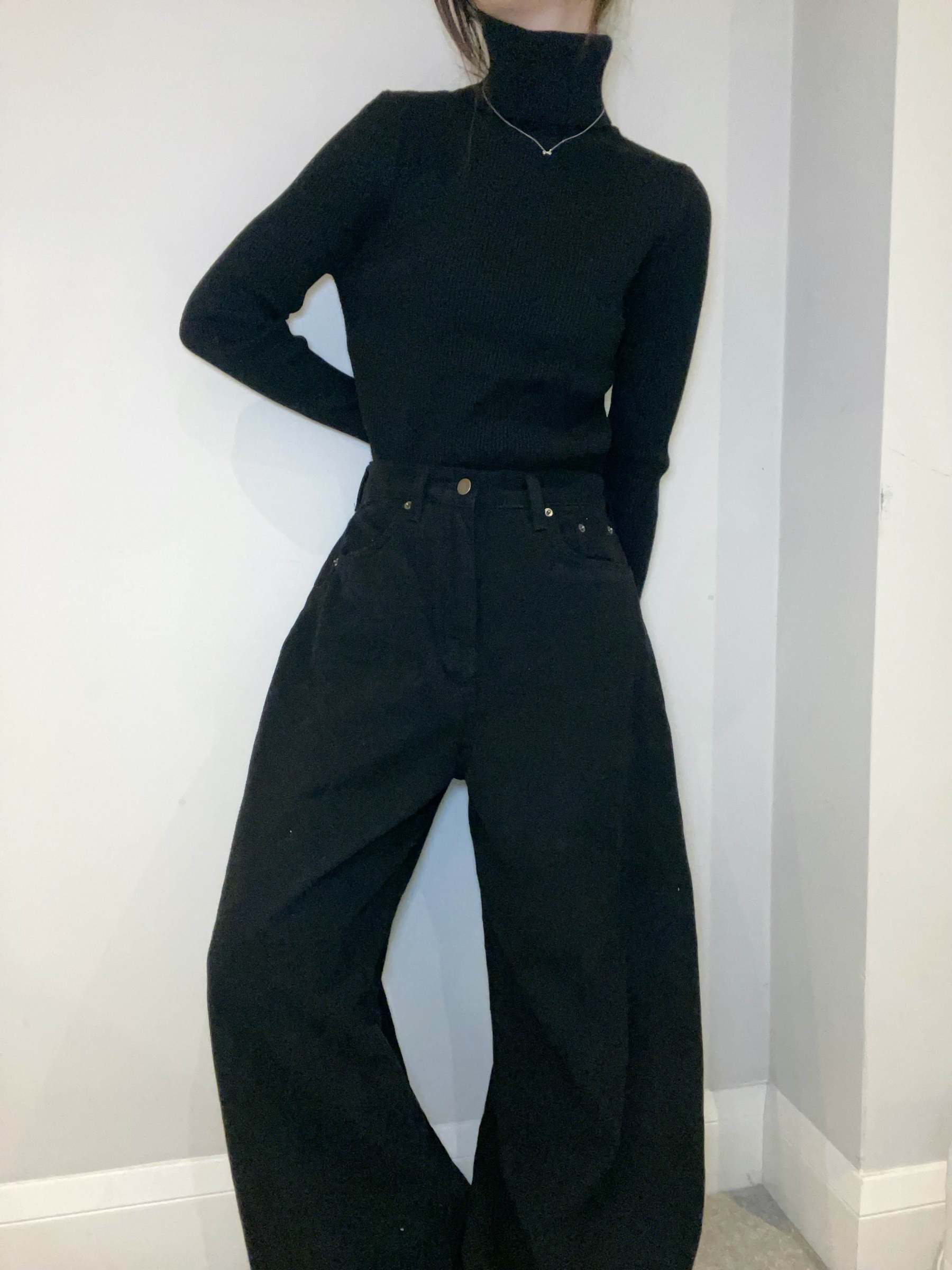 C4101 Basic Turtleneck Top