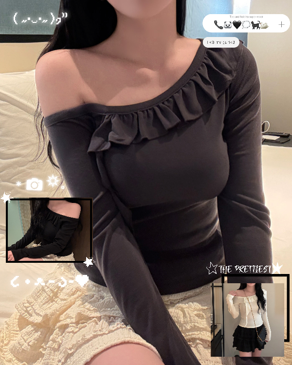 [Preorder 1st Drop Price] C411 Midnight Cascade Top