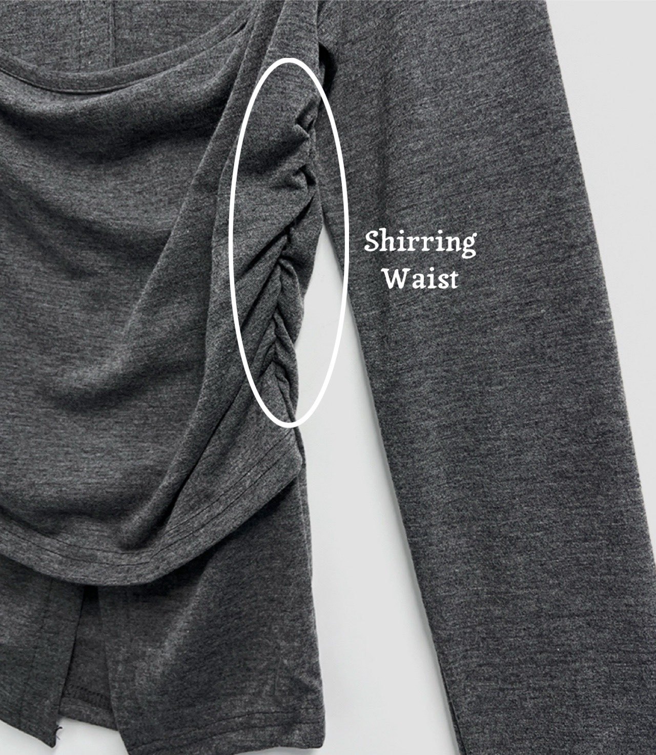 [Preorder 1st Drop Price] C4204 Shirred Layering Top