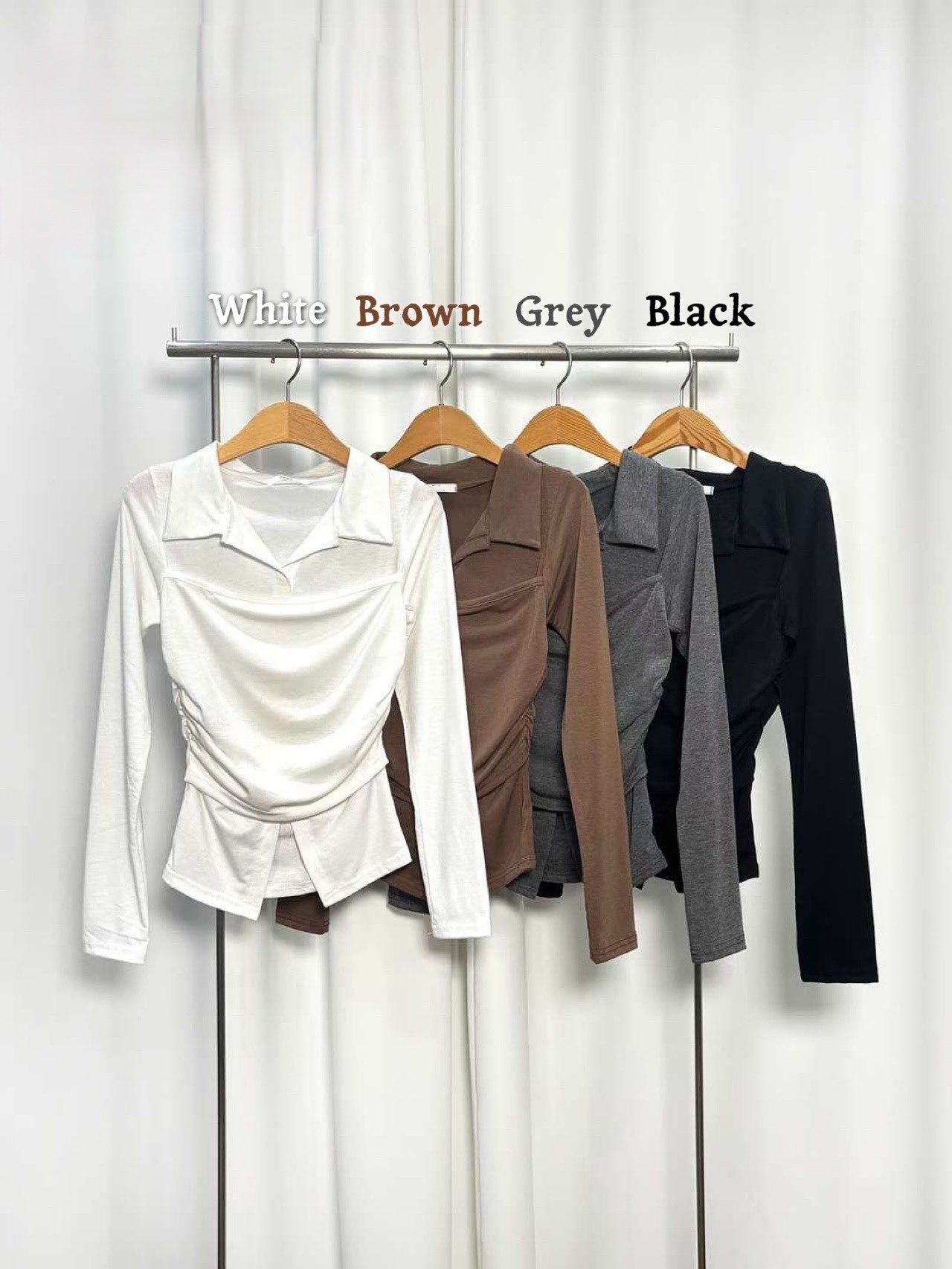 [Preorder 1st Drop Price] C4204 Shirred Layering Top