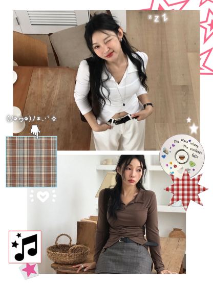 [Preorder 1st Drop Price] C4204 Shirred Layering Top