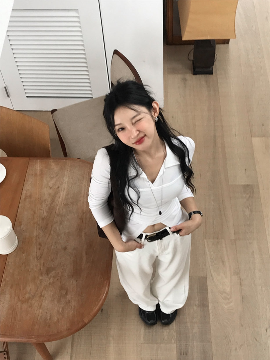 [Preorder 1st Drop Price] C4204 Shirred Layering Top