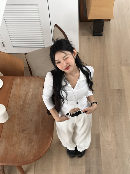 [Preorder 1st Drop Price] C4204 Shirred Layering Top