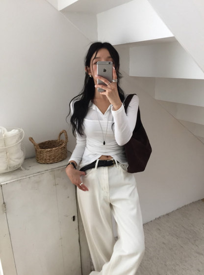 [Preorder 1st Drop Price] C4204 Shirred Layering Top