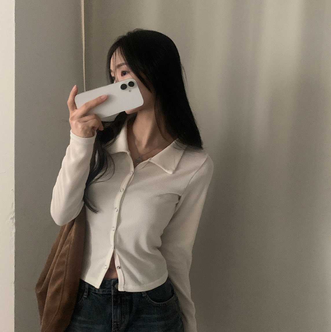 [Preorder 1st Drop Price] C4208 Lune Minimal Cardigan