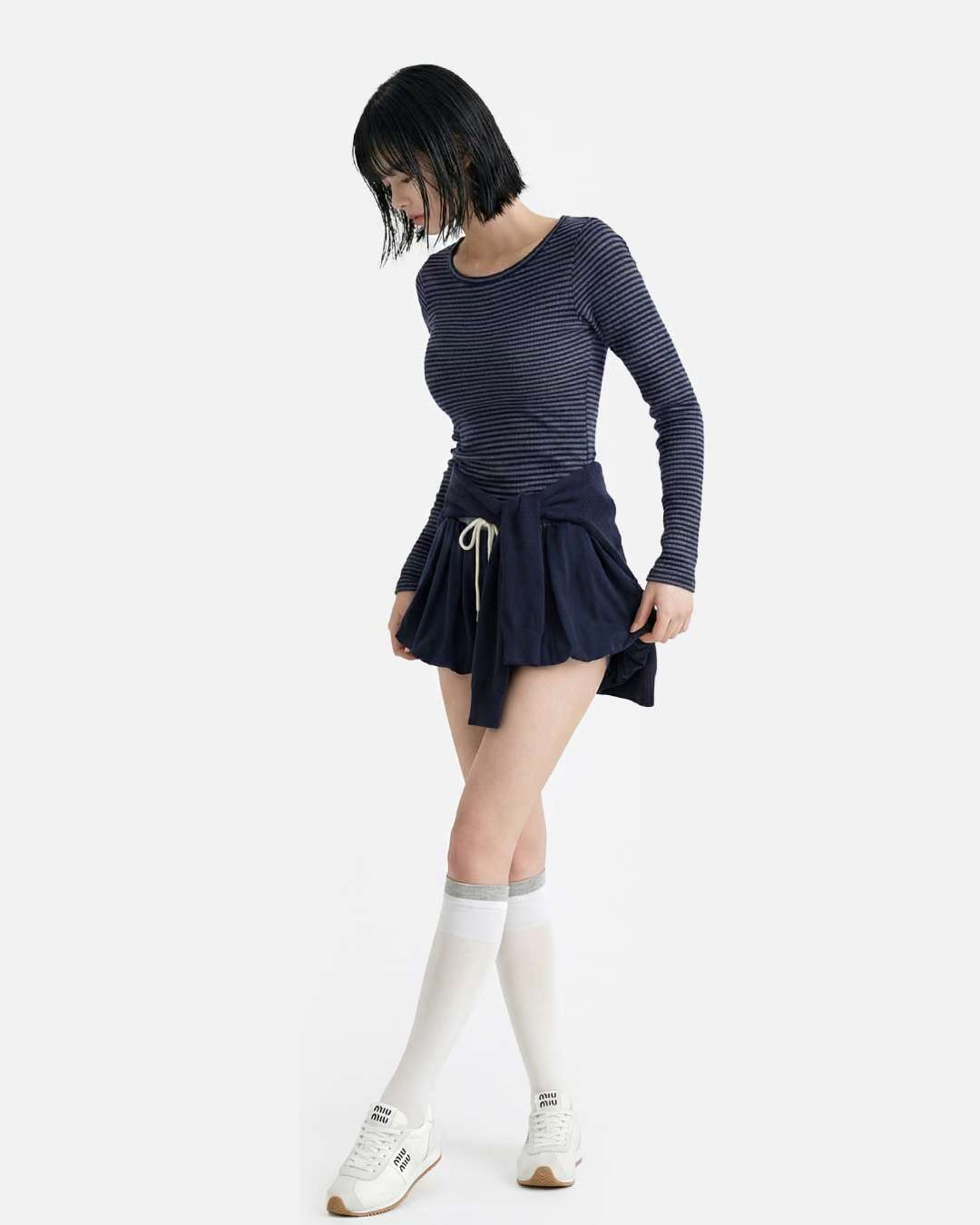 [Preorder 1st Drop Price] C4209 Clairline Stripe Top