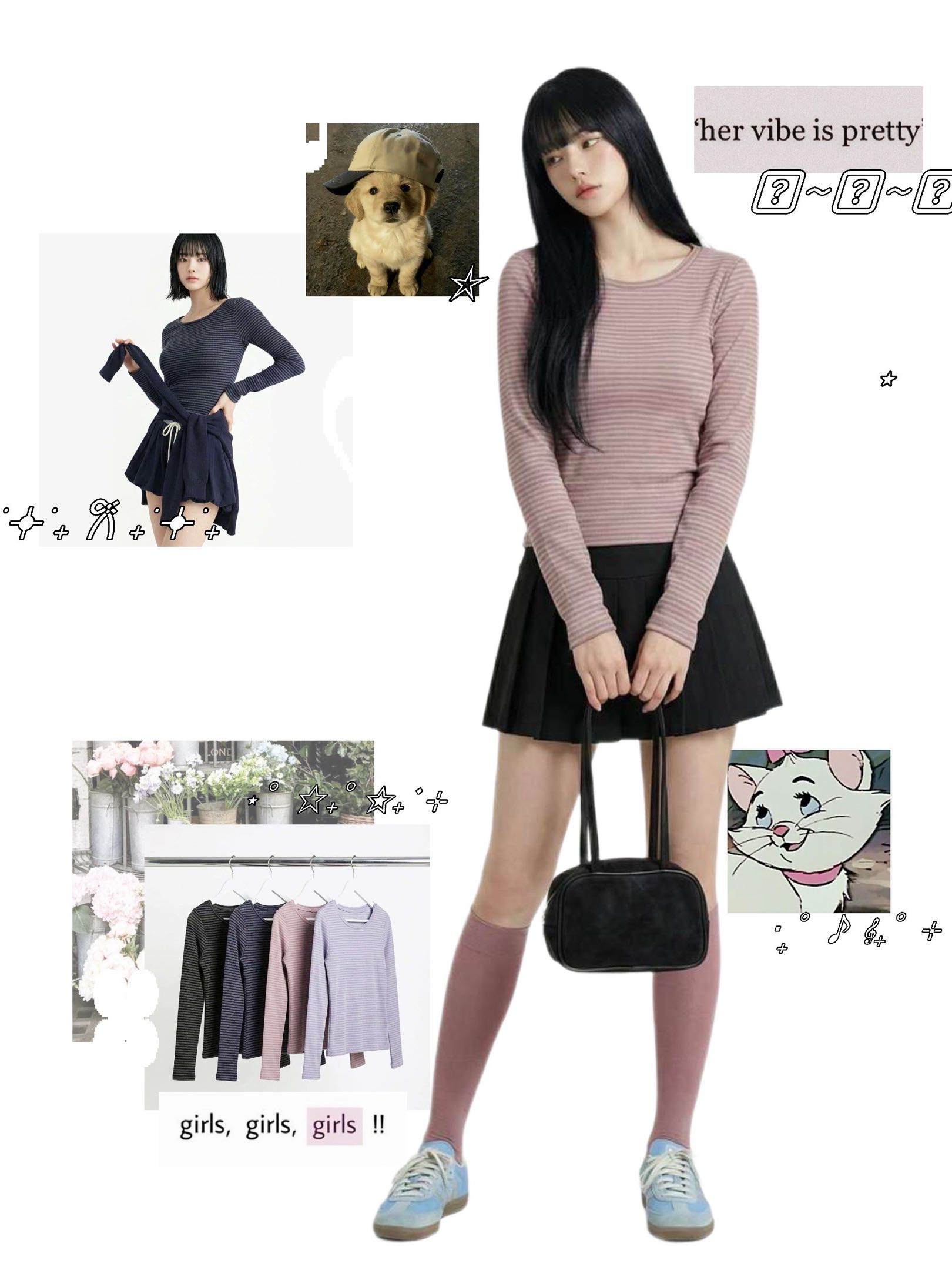 [Preorder 1st Drop Price] C4209 Clairline Stripe Top