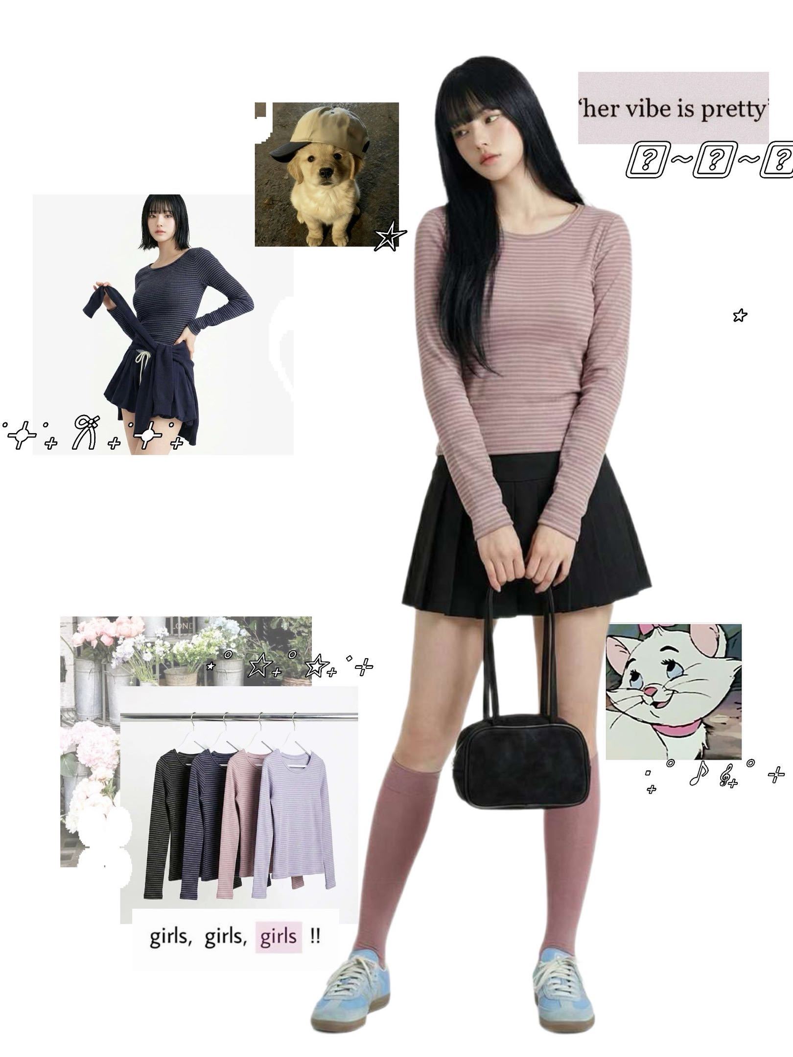 [Preorder 1st Drop Price] C4209 Clairline Stripe Top