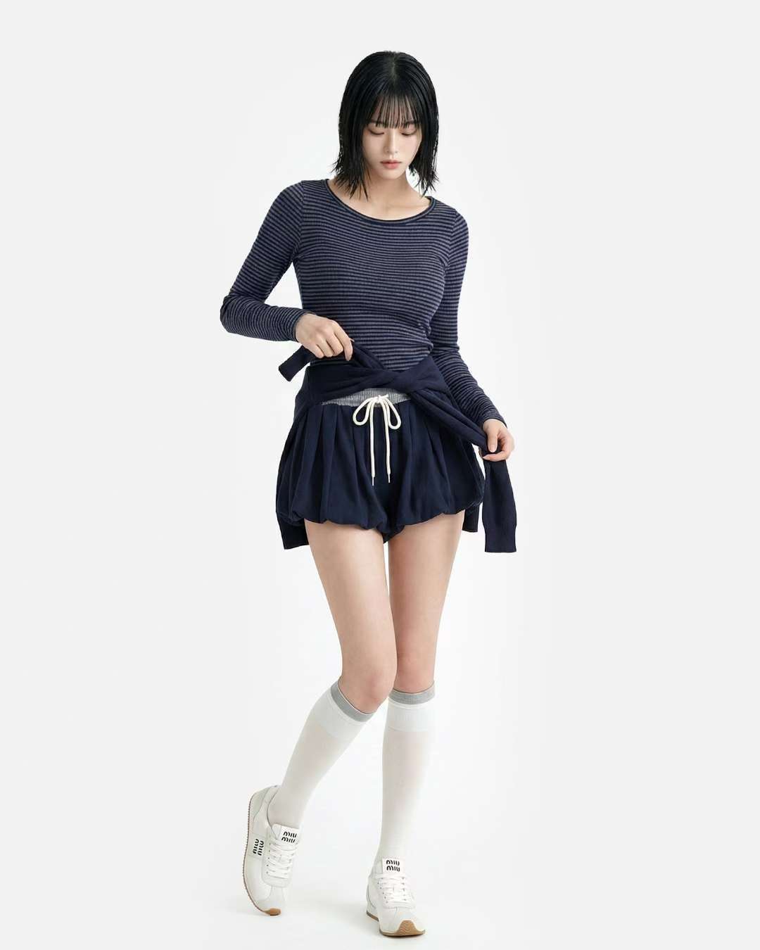 [Preorder 1st Drop Price] C4209 Clairline Stripe Top