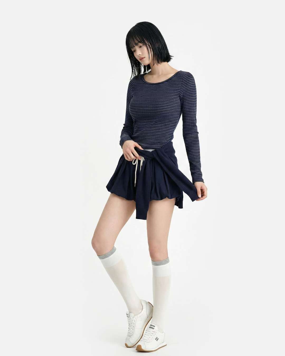 [Preorder 1st Drop Price] C4209 Clairline Stripe Top