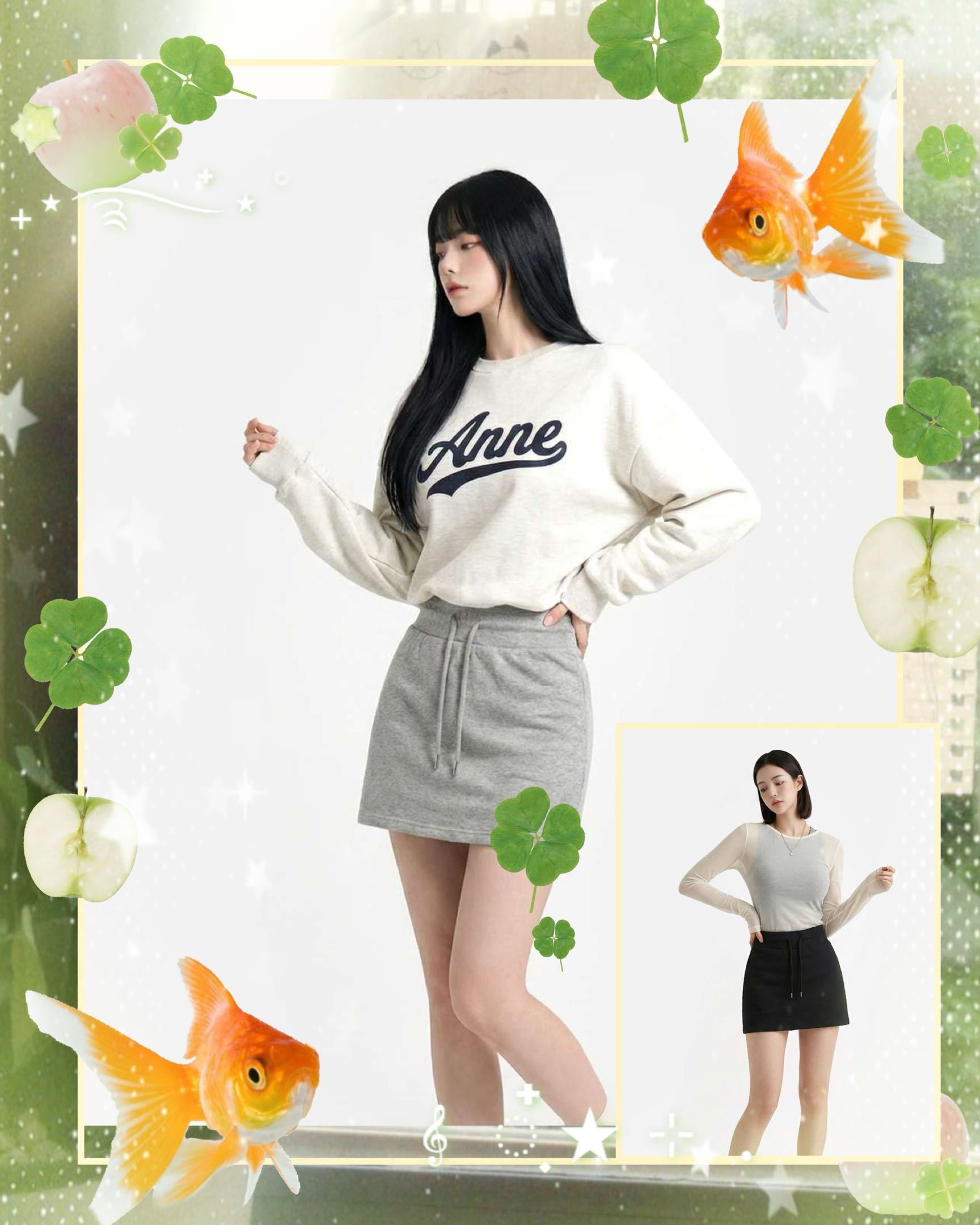 [Preorder 1st Drop Price] C4210 Sporty Mini Skirt