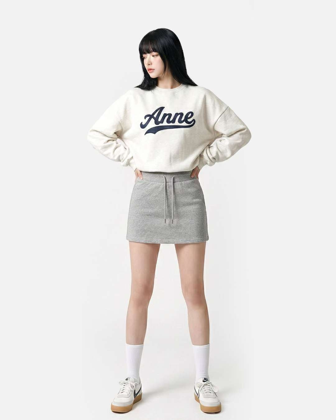 [Preorder 1st Drop Price] C4210 Sporty Mini Skirt