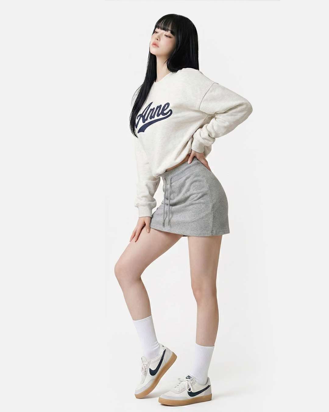 [Preorder 1st Drop Price] C4210 Sporty Mini Skirt