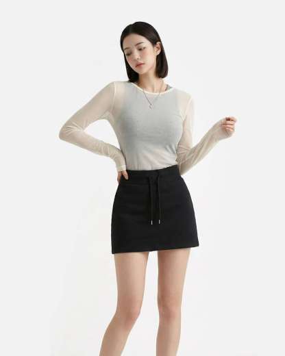 [Preorder 1st Drop Price] C4210 Sporty Mini Skirt