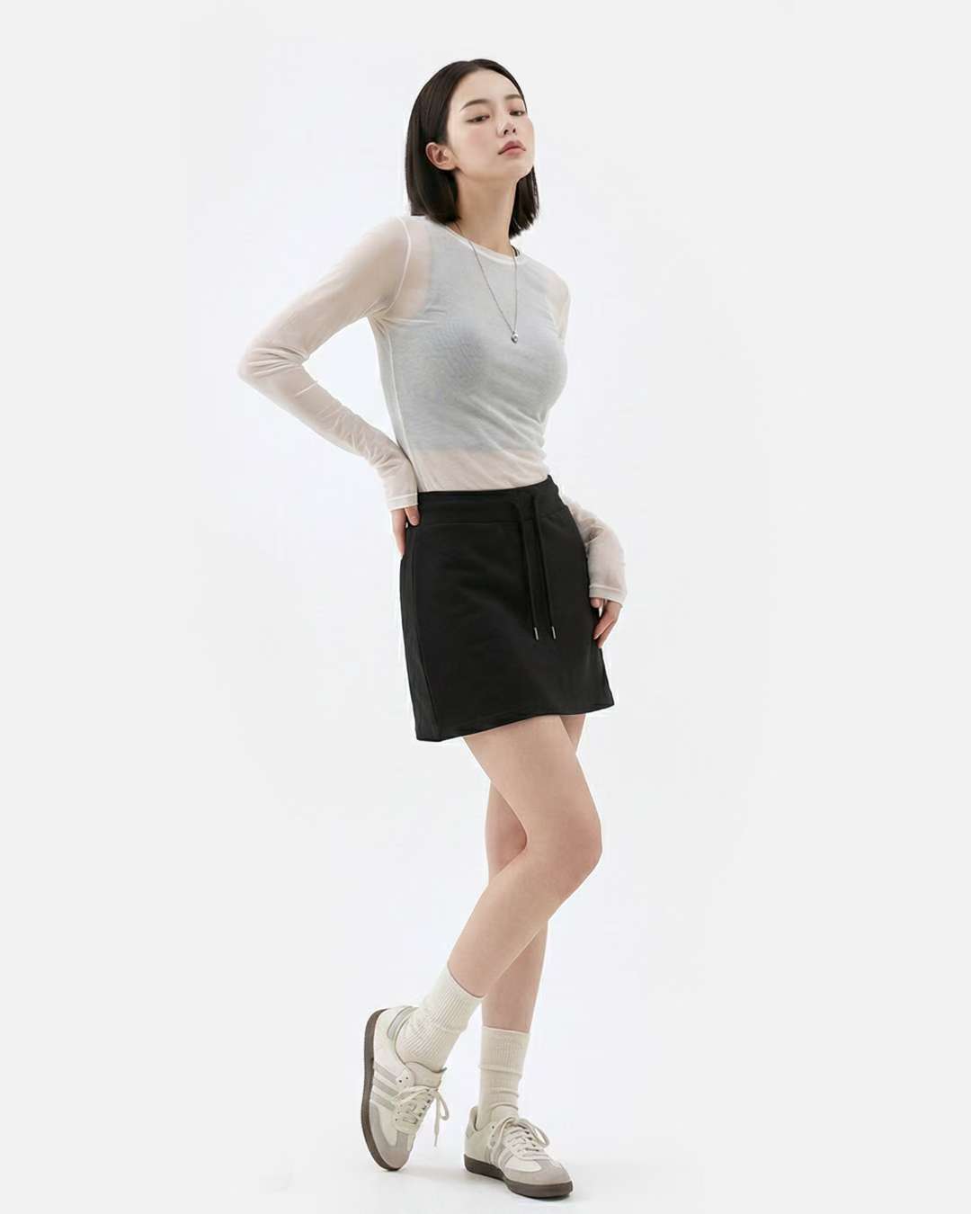 [Preorder 1st Drop Price] C4210 Sporty Mini Skirt