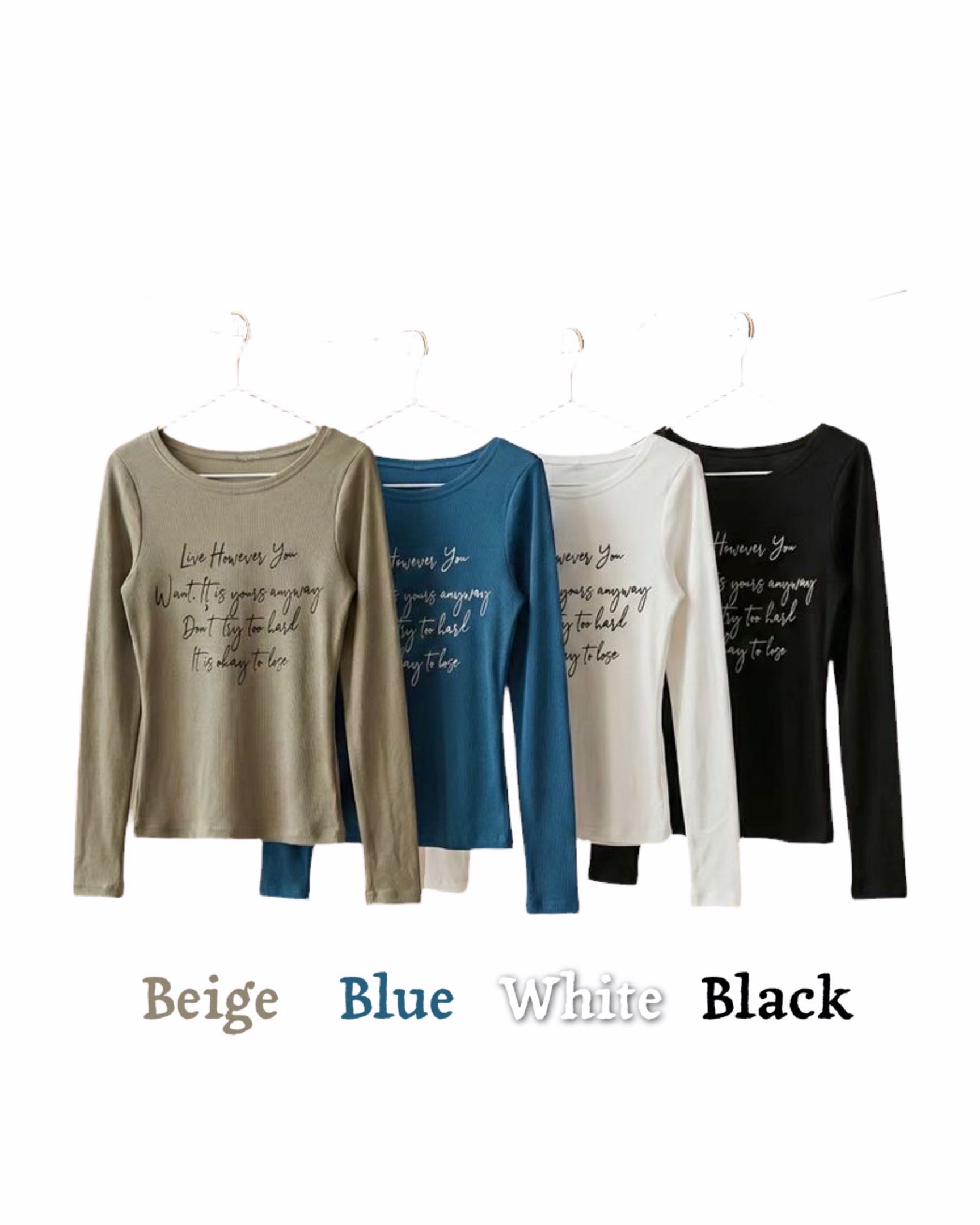 [Preorder 1st Drop Price] C4211 Live My Life Top