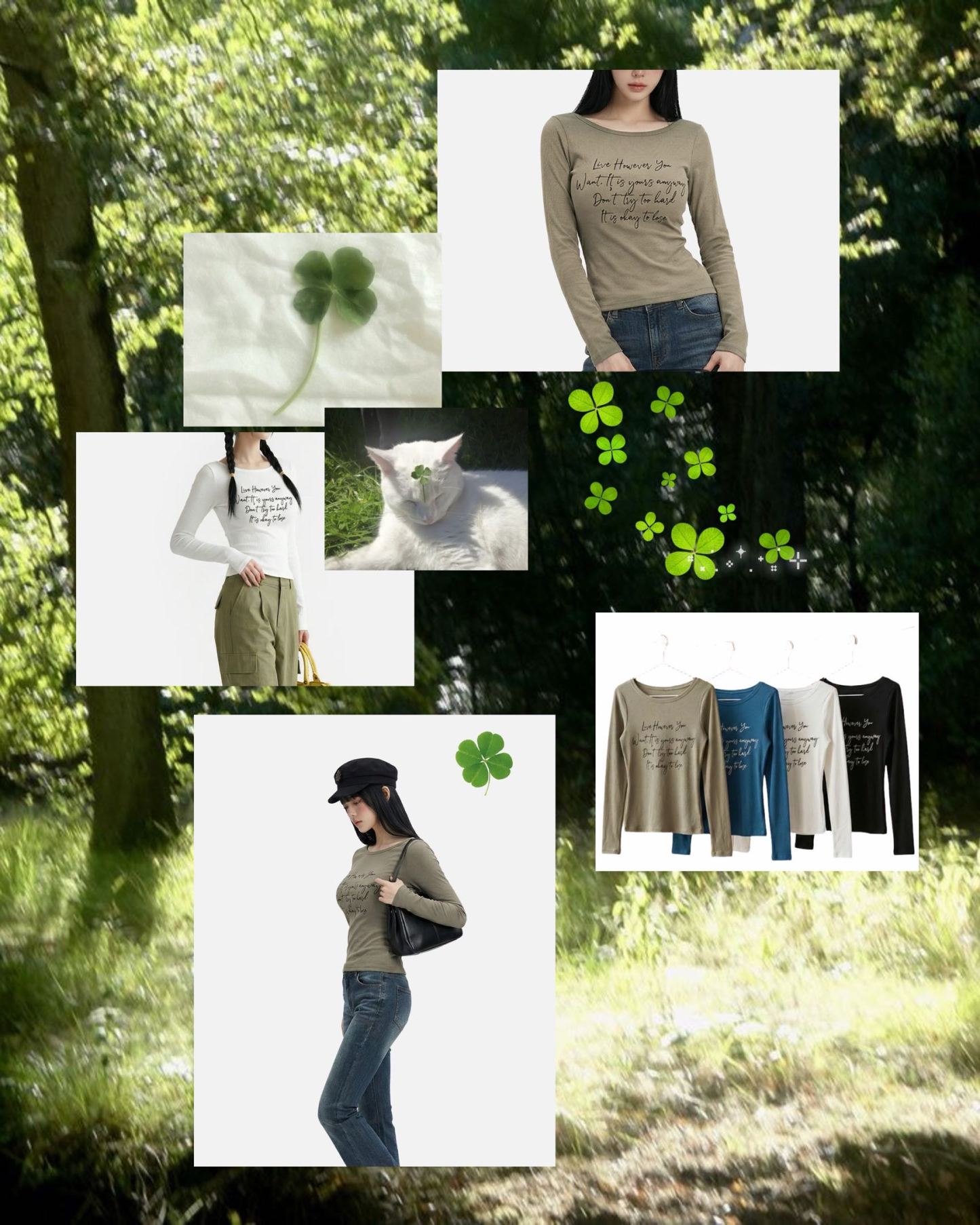 [Preorder 1st Drop Price] C4211 Live My Life Top