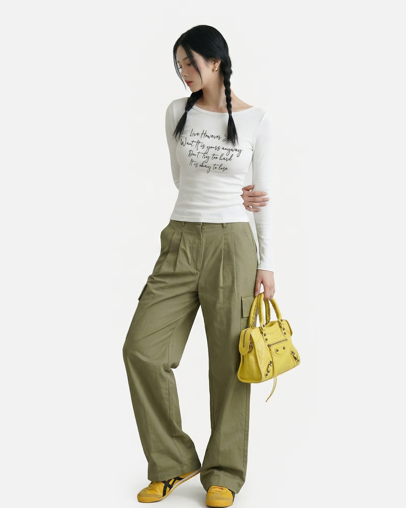 [Preorder 1st Drop Price] C4211 Live My Life Top