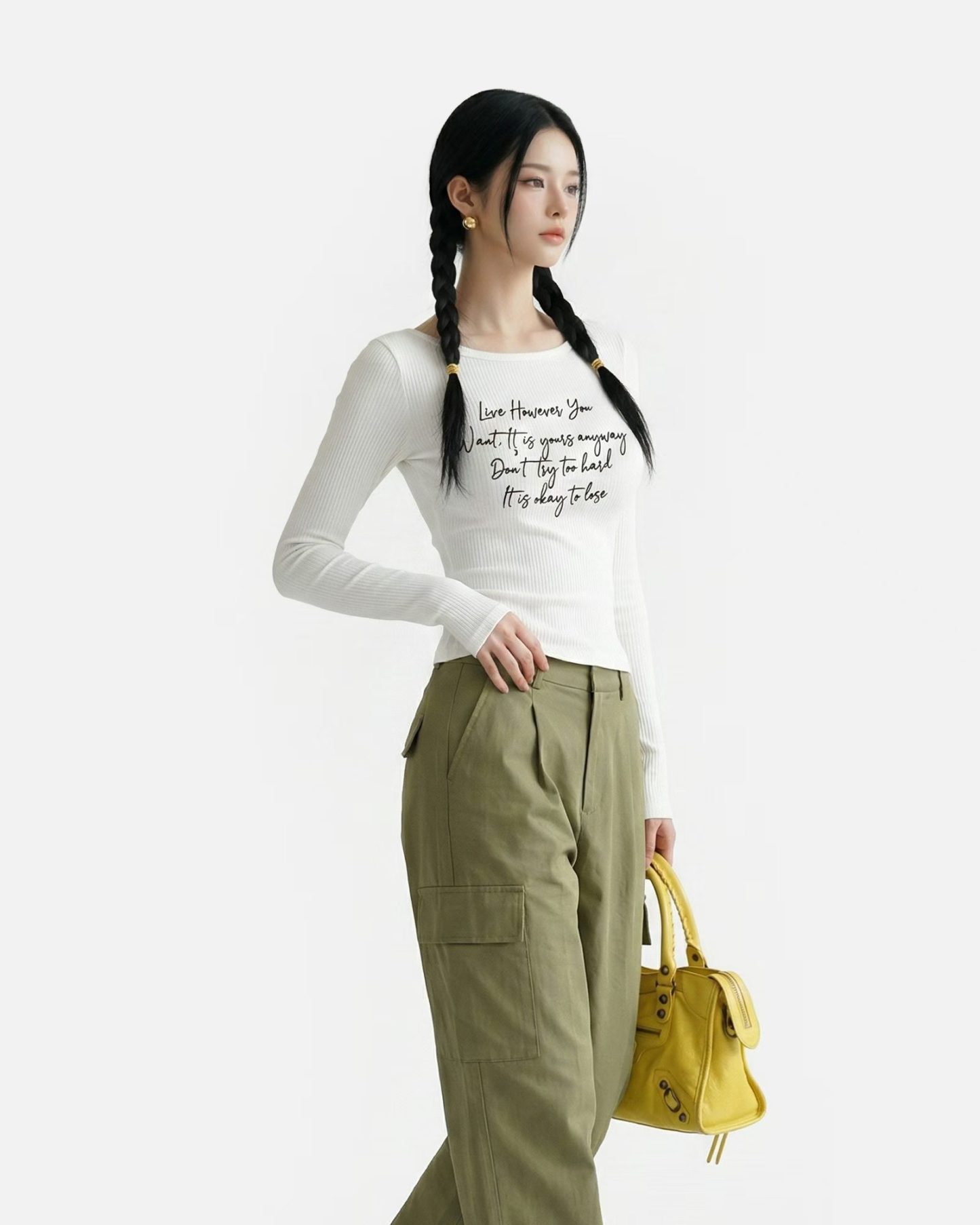 [Preorder 1st Drop Price] C4211 Live My Life Top