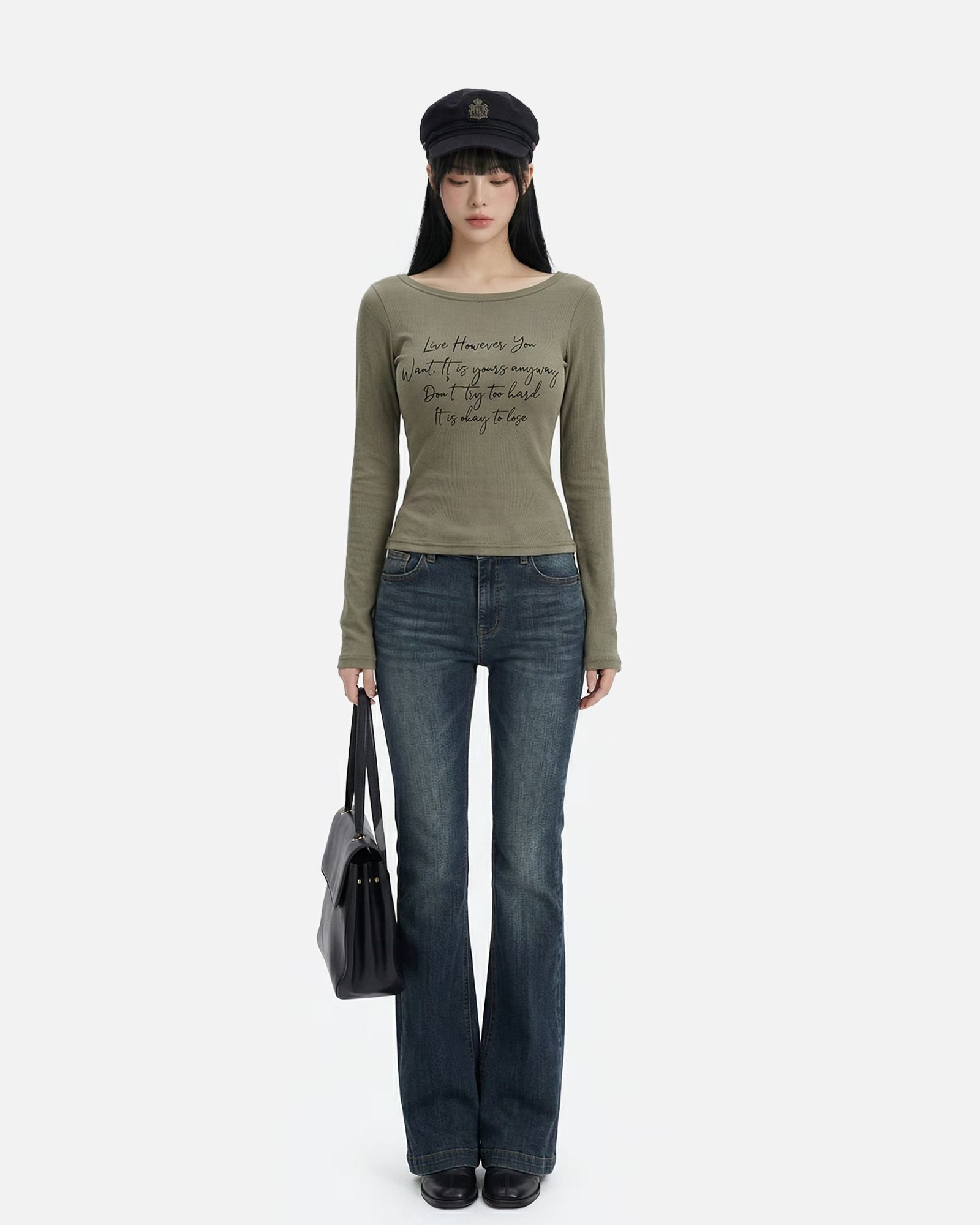 [Preorder 1st Drop Price] C4211 Live My Life Top