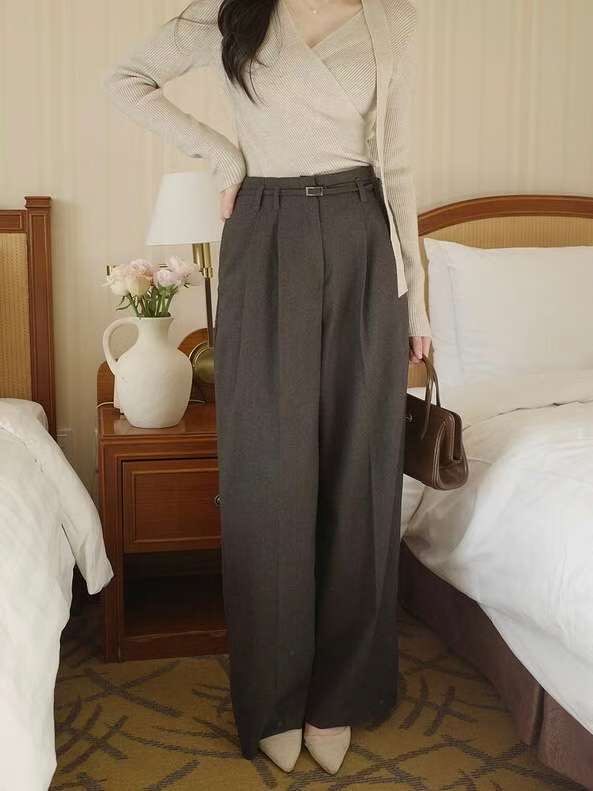 [Preorder 1st Drop Price] C4401 Quiet Wool Slacks