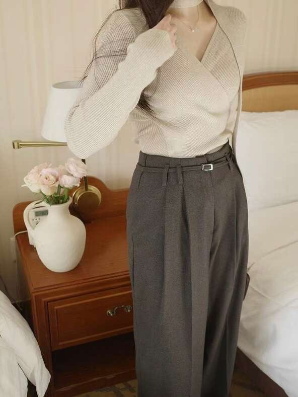 [Preorder 1st Drop Price] C4401 Quiet Wool Slacks