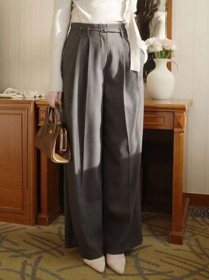[Preorder 1st Drop Price] C4401 Quiet Wool Slacks