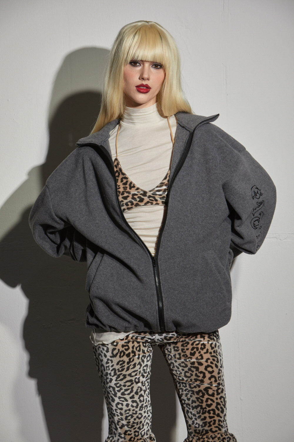 [Preorder 1st Drop Price] C4502 Acrtic Script Jacket