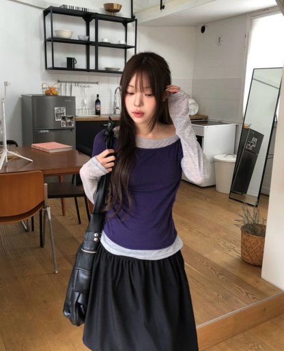 [Preorder 1st Drop Price] C4903 Shadow Layer Top