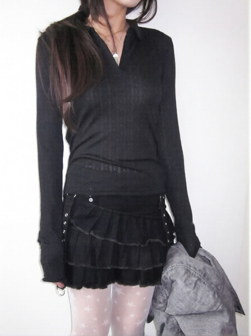 [Preorder 1st Drop Price] C502 Subtle Ribbed Top