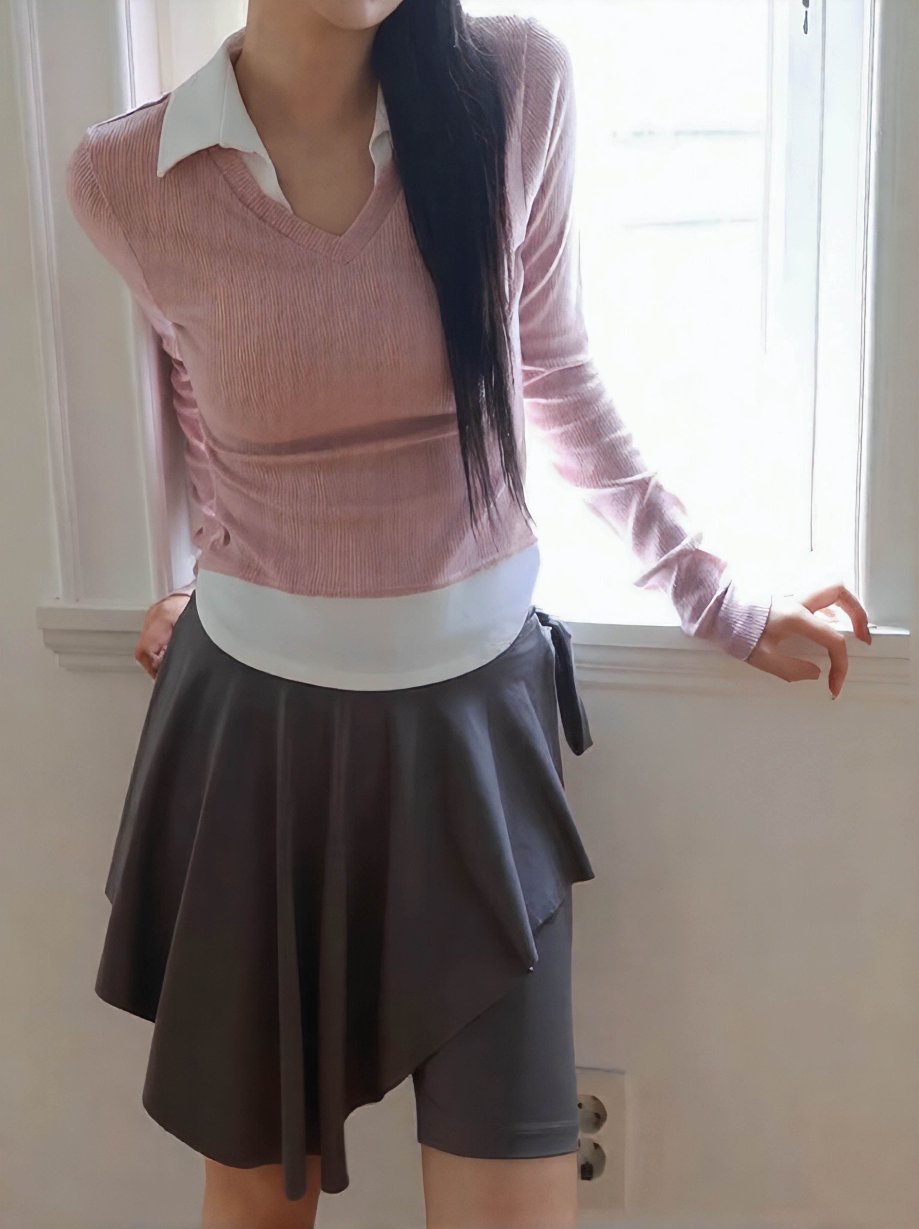 [Preorder 1st Drop Price] C504 Preppy Layered Top