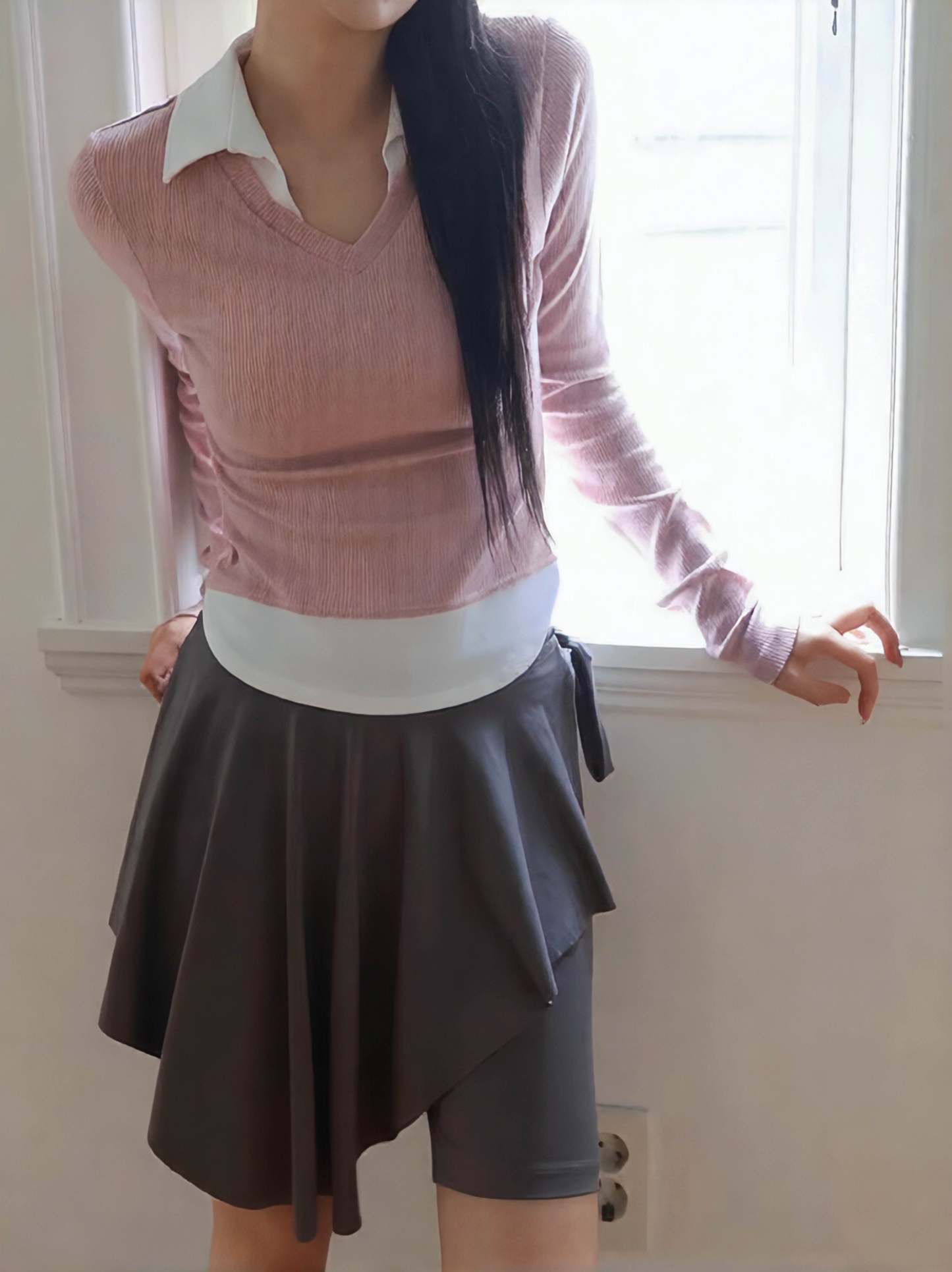 [Preorder 1st Drop Price] C504 Preppy Layered Top