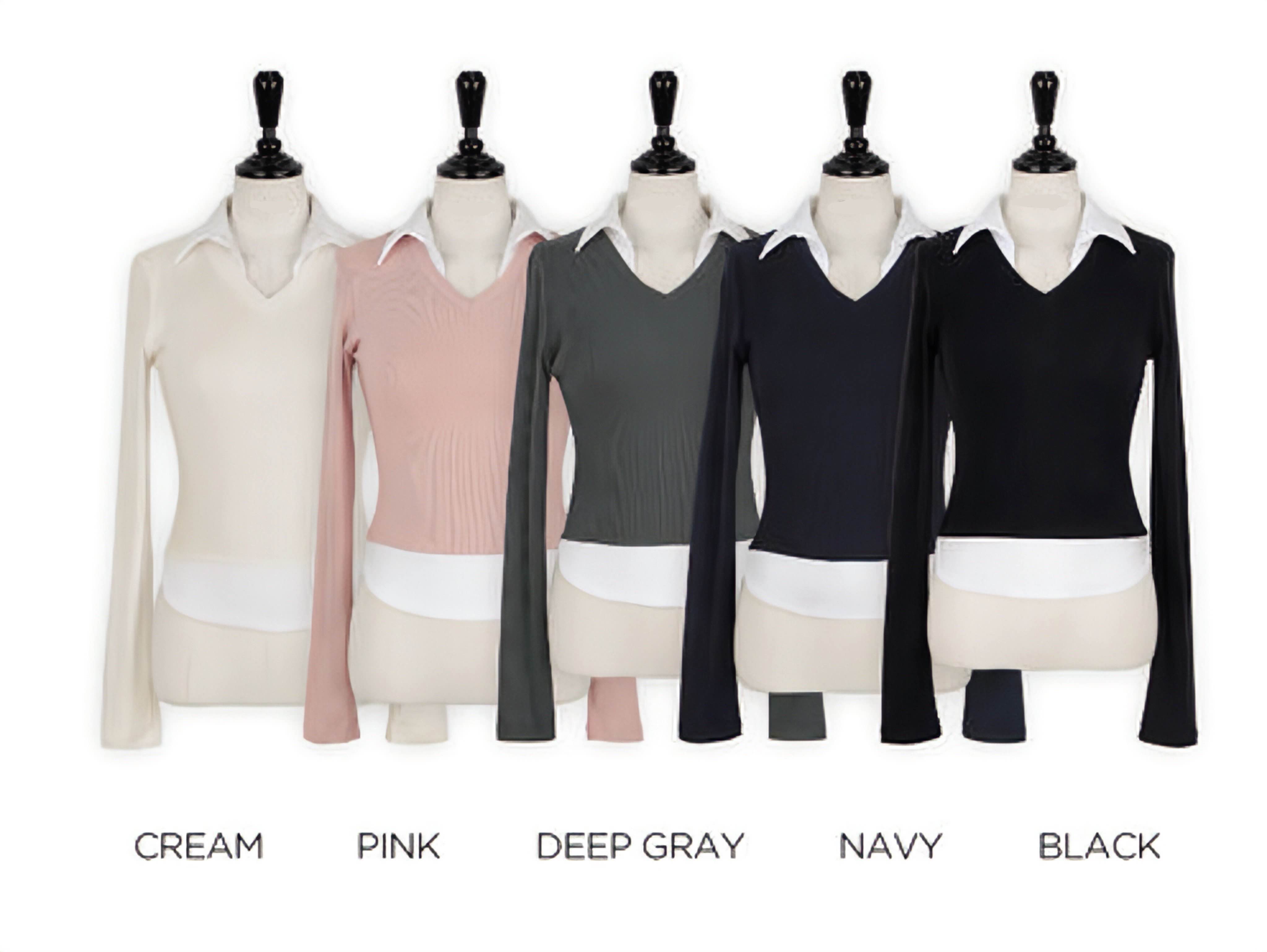 [Preorder 1st Drop Price] C504 Preppy Layered Top