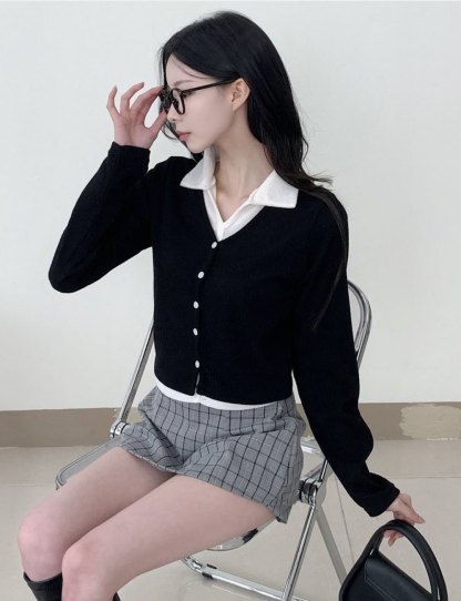 [Preorder 1st Drop Price] C605 Preppy Layer Top