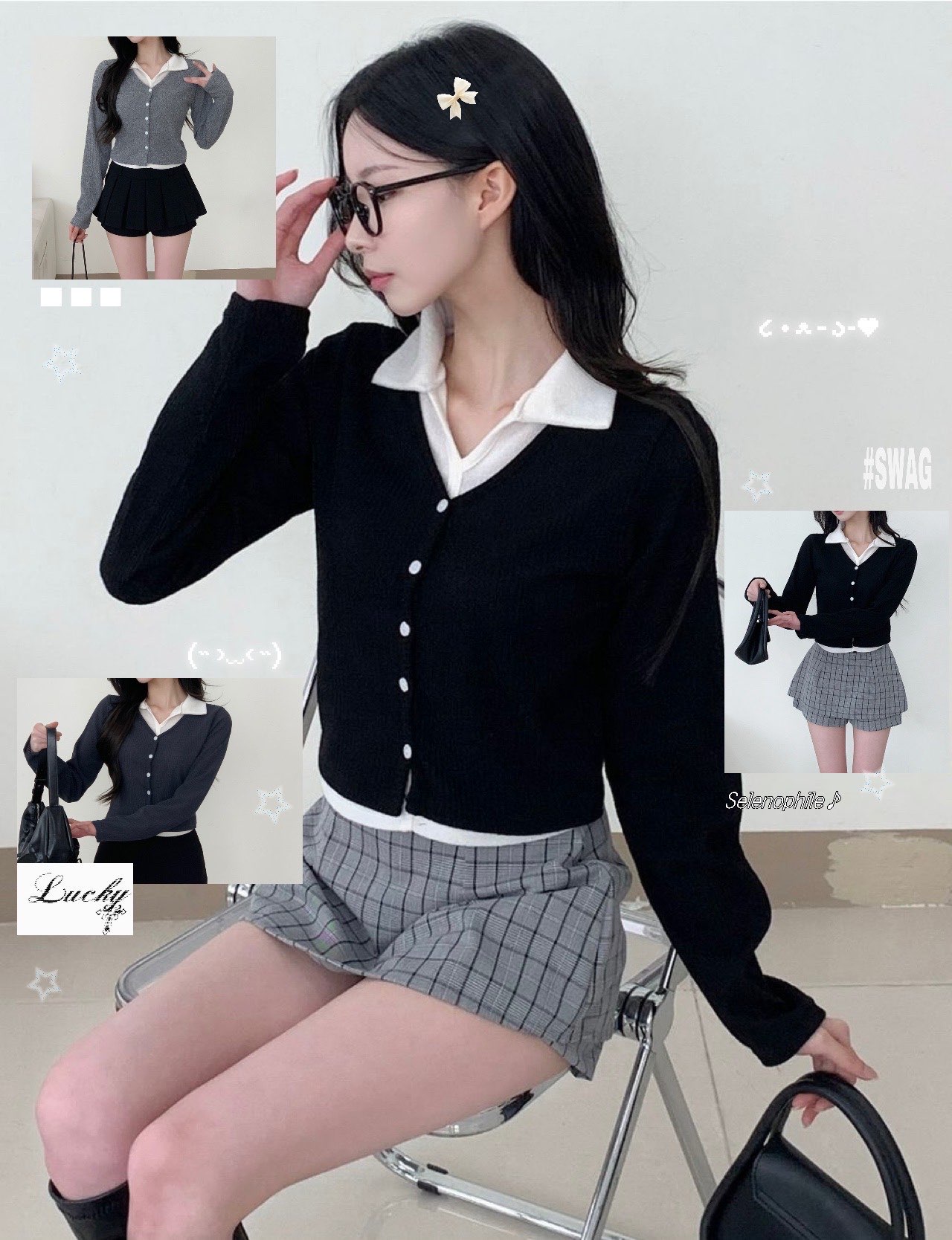 [Preorder 1st Drop Price] C605 Preppy Layer Top