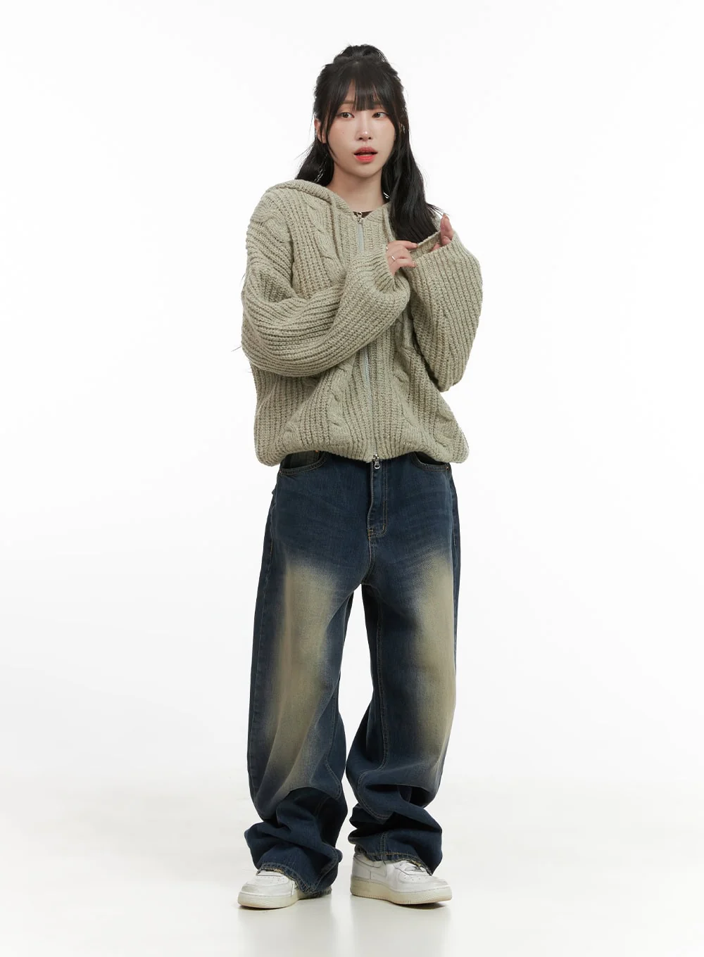 C804 Cozy Twist Hoodie