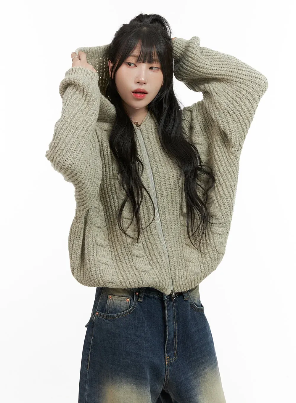 C804 Cozy Twist Hoodie