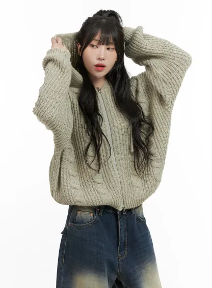 C804 Cozy Twist Hoodie