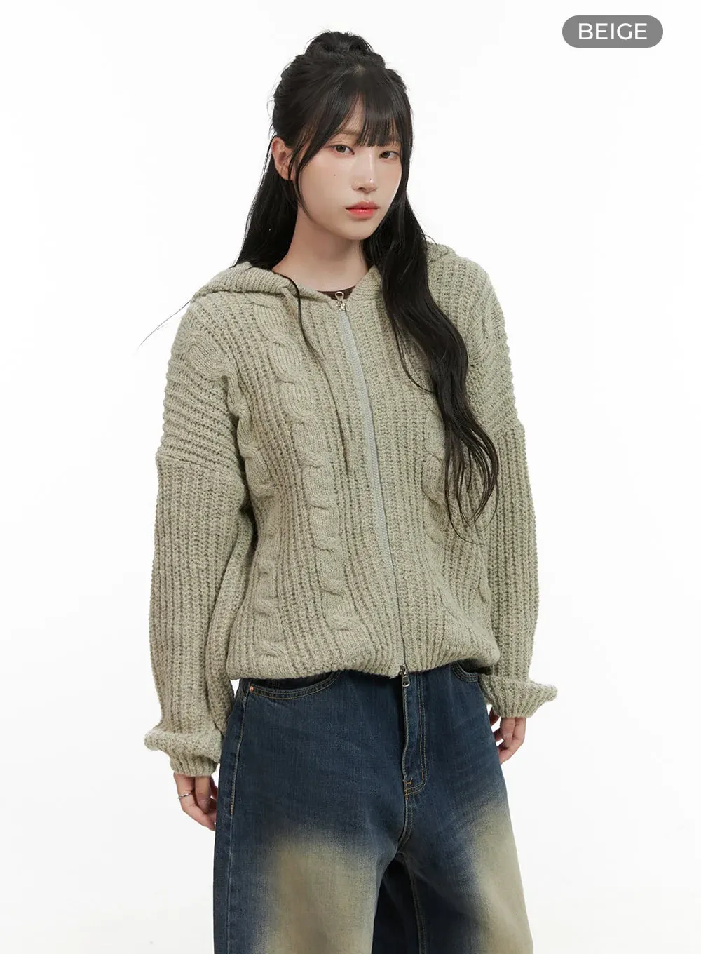 C804 Cozy Twist Hoodie