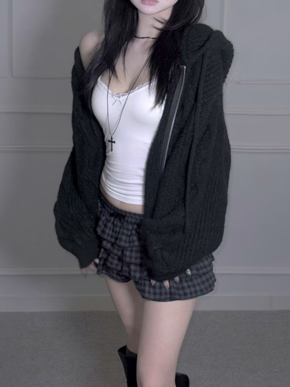 C804 Cozy Twist Hoodie