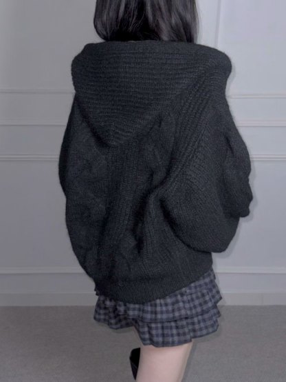 C804 Cozy Twist Hoodie