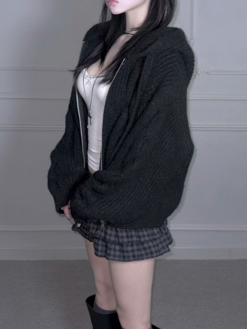 C804 Cozy Twist Hoodie