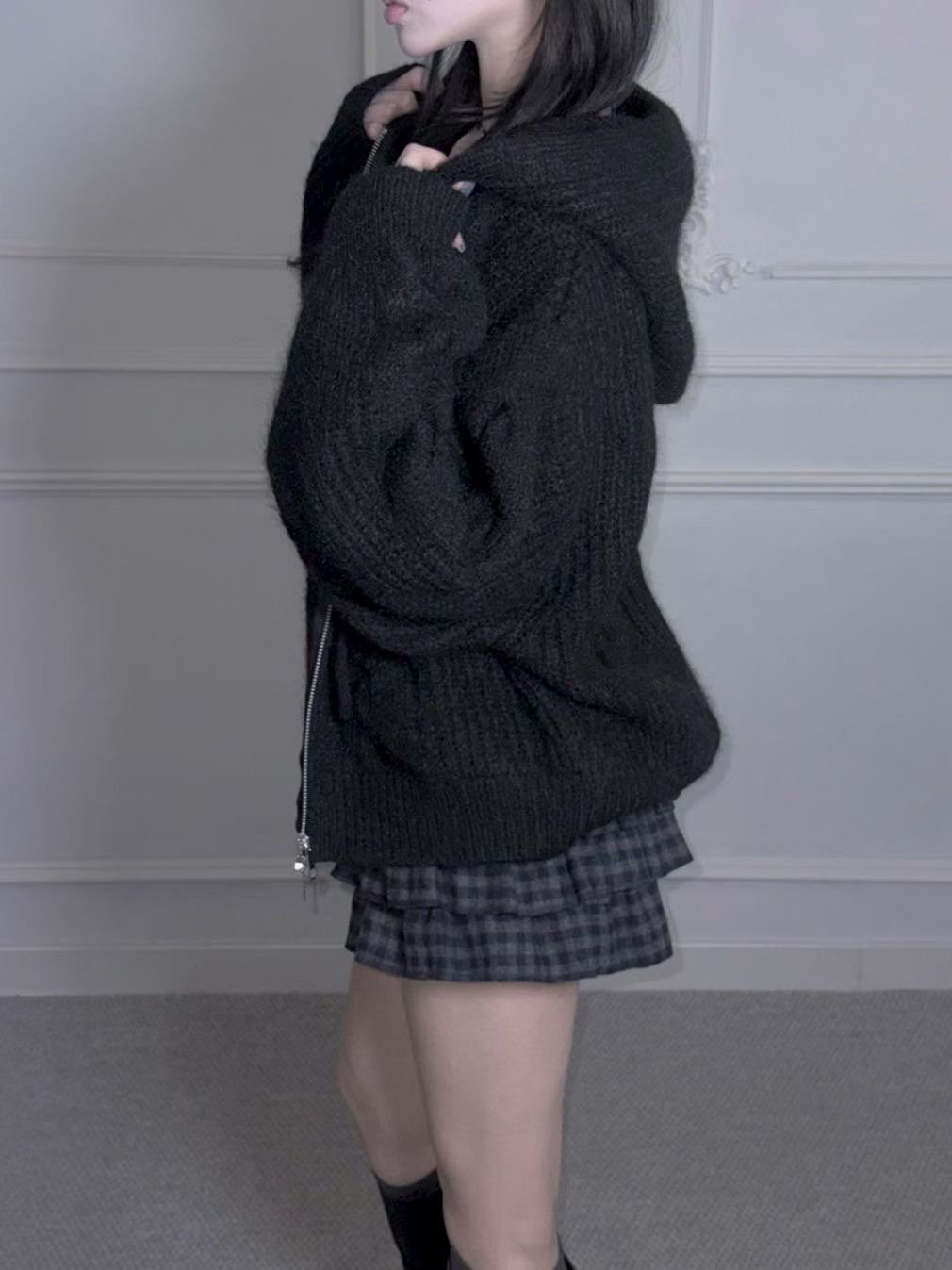C804 Cozy Twist Hoodie