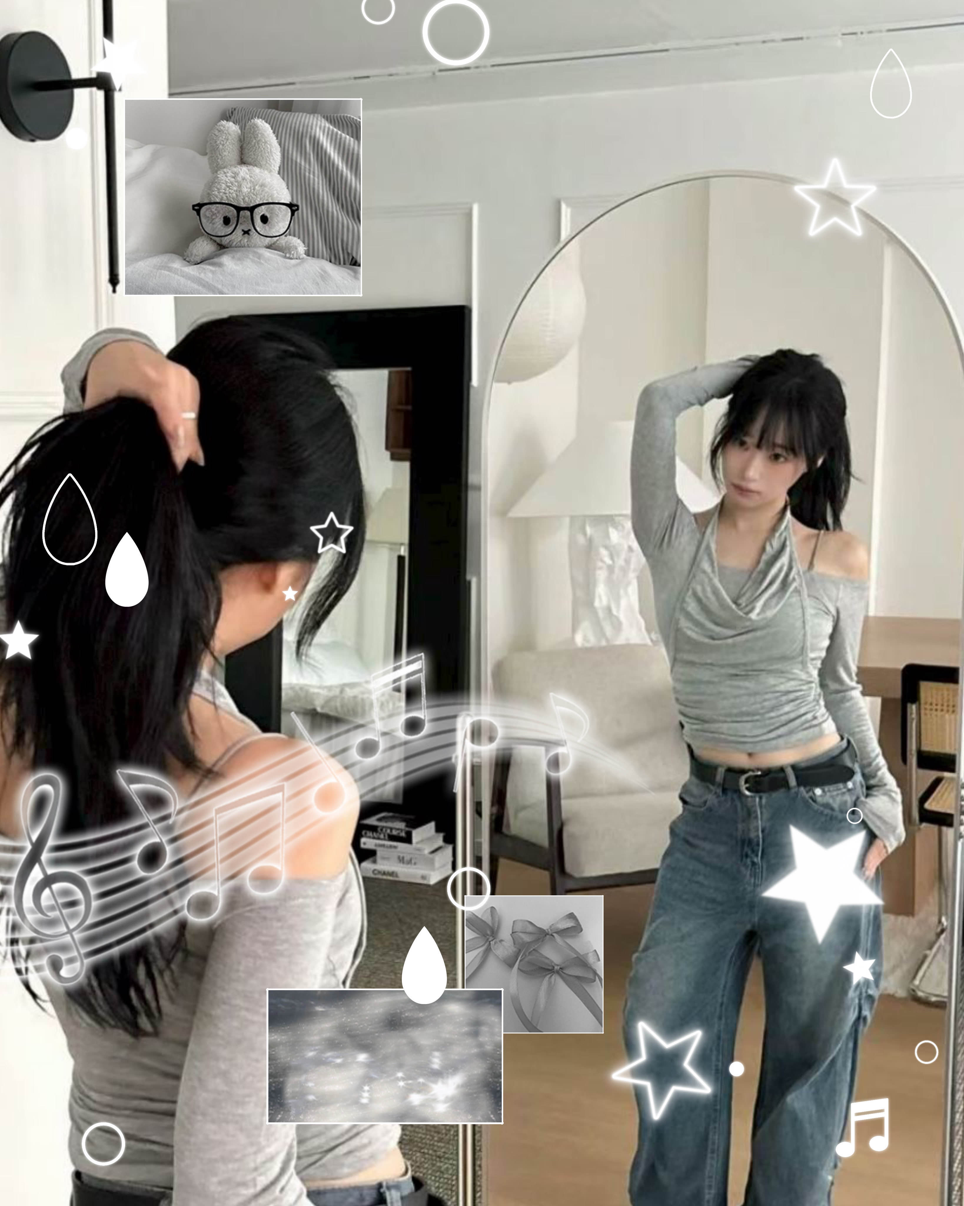 [WEBSITE EXCLUSIVE] C806 Delulu Halter Layer Top