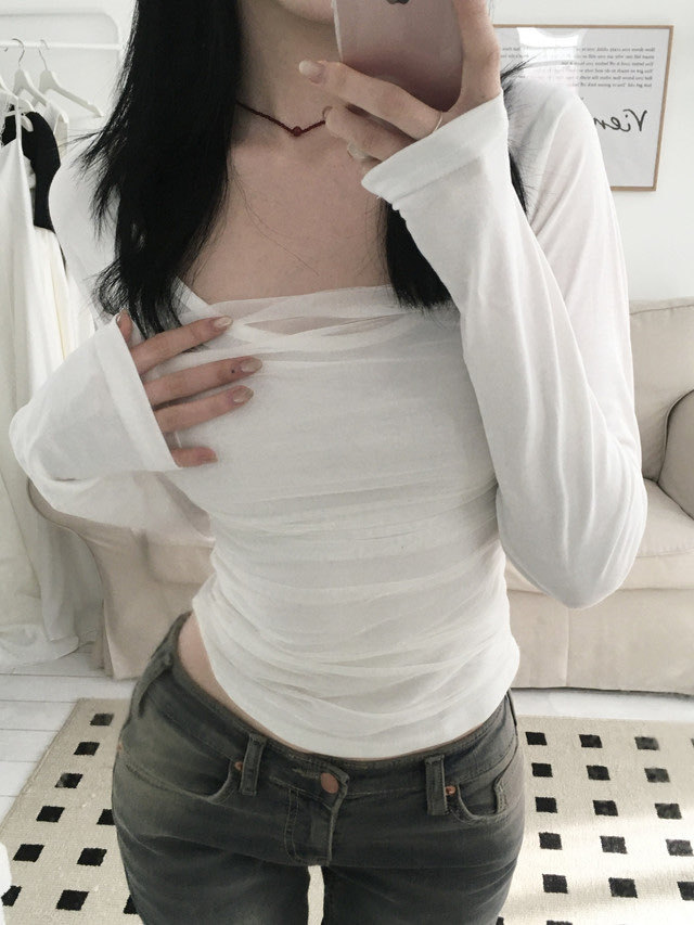 [Preorder 1st Drop Price] C815 Saphine Veil Top